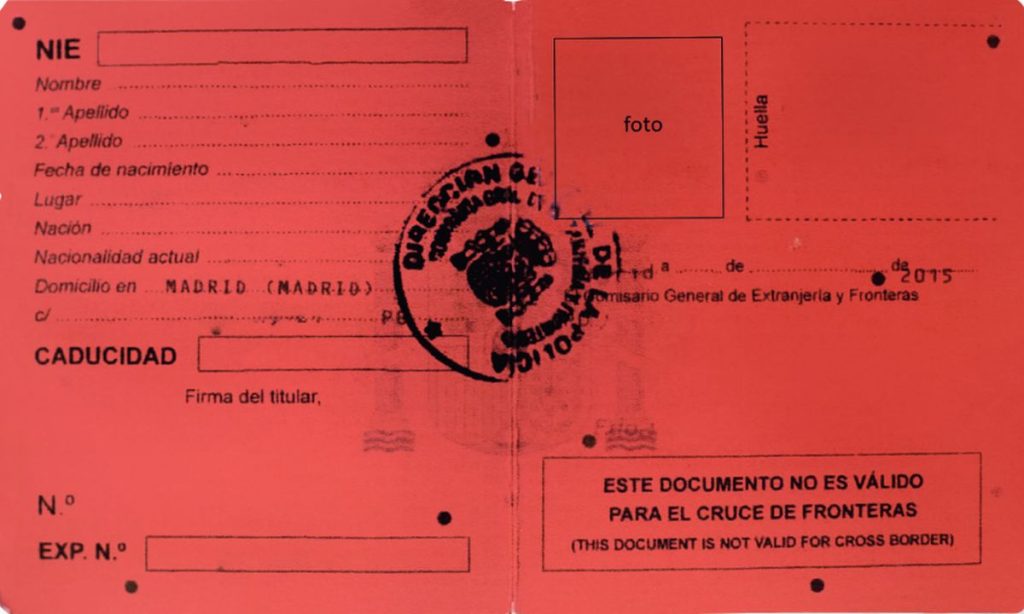 Tarjeta Roja España